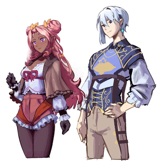 Otome Character Sketches