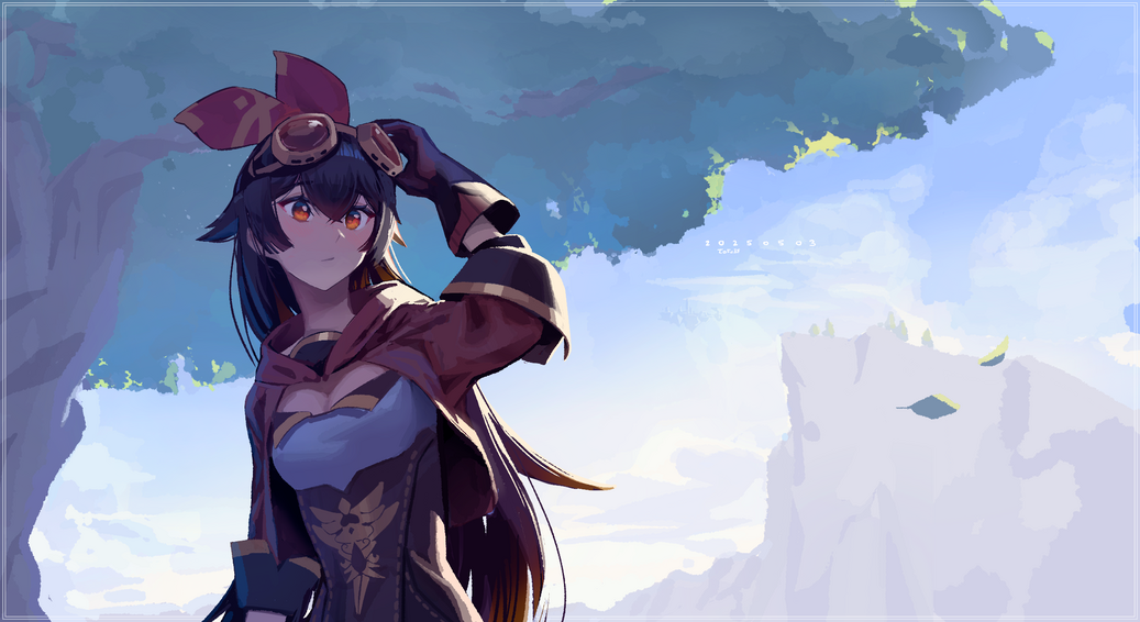 Amber Character Illustration