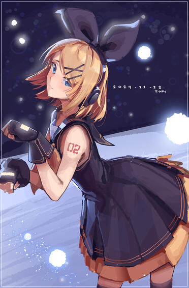 Kagamine Rin Sour Style Illustration